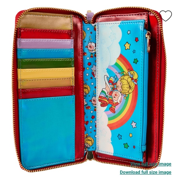 Loungefly Rainbow Brite Exclusive The Color Kids Light Up Mini Backpack & Wallet main image 11